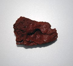 A piece of lava rock ready for moss.